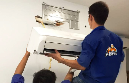 Wall-Mounted AC Installation      ( 1 Ton )